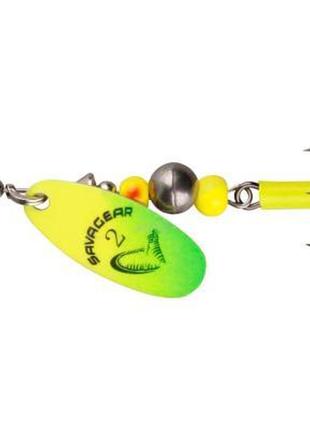 Блешня savage gear caviar spinner #3 9.5g 07-fluo yellow/chartreuse (1854.05.58)>> задайте питання щодо товару в чаті prom або