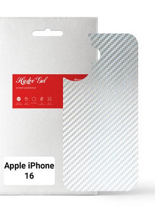 Плівка захисна armorstandart for back panel apple iphone 16 carbone silver (arm79602)>> задайте питання щодо товару в чаті prom