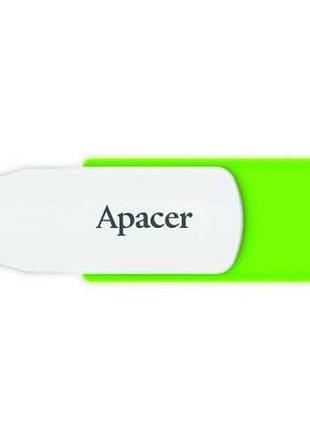 Usb флеш накопитель apacer 64gb ah335 green usb 2.0 (ap64gah335g-1)>>> задайте вопрос по товару в чате prom