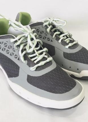 Rockport mens  11 running shoe hydro 2 molded gray green lace up sneaker1 фото