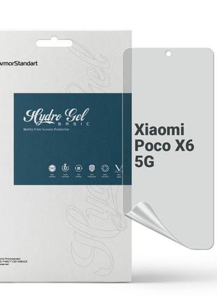 Гидрогелевая пленка armorstandart matte для xiaomi poco x6 5g (arm73476)