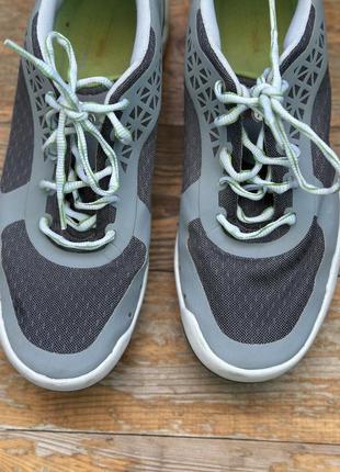 Rockport mens  11 running shoe hydro 2 molded gray green lace up sneaker8 фото