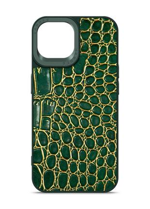 Чехол harder crocosaur для apple iphone 14 green (arm76714)