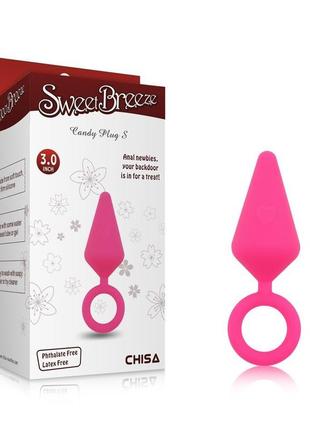 Анальна пробка candy plug s-pink