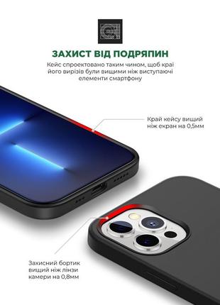 Чехол armorstandart icon2 case для apple iphone 13 pro max midnight (arm60710)5 фото