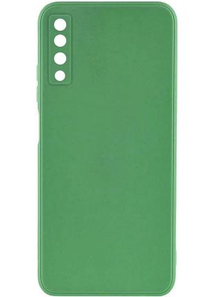 Силиконовый чехол candy full camera для samsung a750 galaxy a7 (2018) зеленый / green