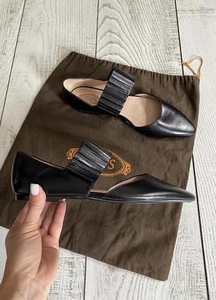 Туфлі з гострим носиком tod’s pp 36,5