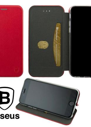 Чехол-книжка baseus premium edge xiaomi redmi 8 красный