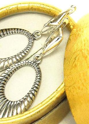 Серьги серебро 925 проба 9,76 грамма