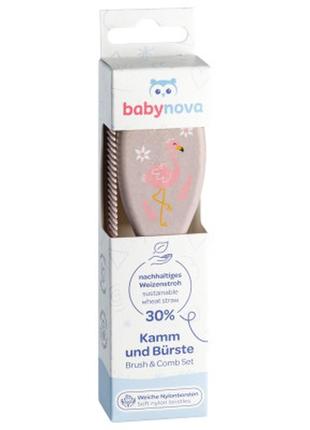 Набір для догляду за дитиною baby-nova гребінець і щіточка 0+ міс. рожевий (3965305)>> задайте питання щодо товару в чаті prom або