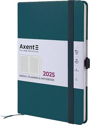 Еженедельник axent датированный 2025 prime strong 145х210 мм, малахитовый (8507-25-31-a)>>> задайте вопрос по