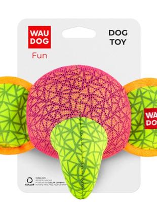 Игрушка для собак waudog fun слон 20х14 см розовая (62047)>>> задайте вопрос по товару в чате prom или viber