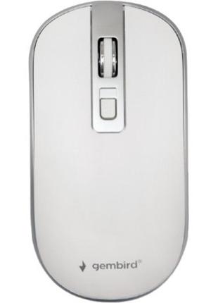 Мышка gembird musw-4b-06-ws wireless white-silver (musw-4b-06-ws)>>> задайте вопрос по товару в чате prom или