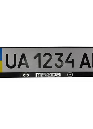 Рамка номерного знака carlife пластик з об'ємними літерами mazda (2шт) (24-010)>> задайте питання щодо товару в чаті prom або