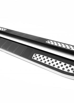 Боковые пороги chevrolet captiva 2006-2015 tayga v2 erkul