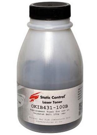 Тонер oki b431 100г, фасовка static control (okib431-100b-p)>> задайте питання щодо товару в чаті prom або viber