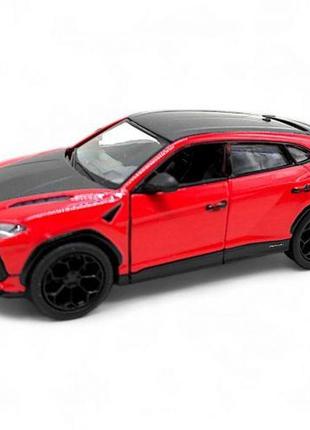 Машинка металева "lamborghini urus", червона