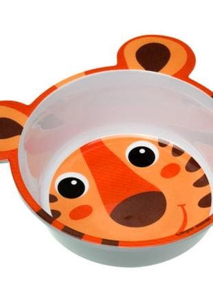 Тарелка детская canpol babies антиподслизистая с ушками 490 мл оранжевая (4/520_ora)>>> задайте вопрос по
