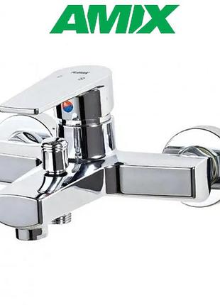 Змішувач для ванни amix oscar-009 chrome (без шланга та лійки), хром