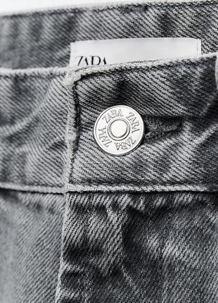 Джинси zara/trf high-rise wide-leg jeans/6045/02210 фото