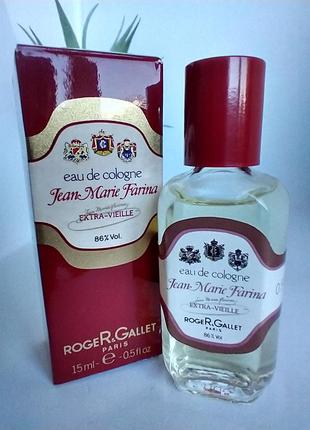 Jean marie farina extra vieille roger & gallet 15мл винтаж