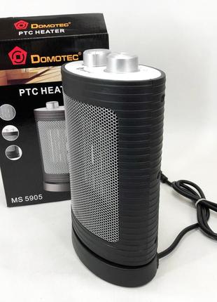 Дуйка domotec ms-5905 ceramic, тепловентилятор, обогреватель электрический, дуйчик обогреватель3 фото