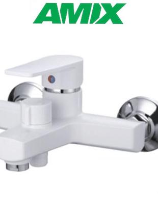 Змішувачі для ванної amix oscar-009 white (без шланга та лійки), білий