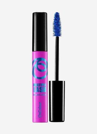 Туш для вій з ефектом віялового об'єму oncolour oriflame , 8мл синя