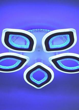 Люстра світлодіодна акрилова sirius 77615/5 біла