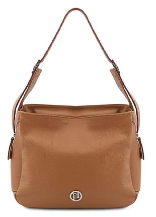 Шкіряна сумка на плече жіноча charlotte tuscany tl142362