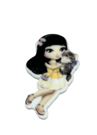 Серединка для бантиков кукла джолли долс, 4 см, арт 03733, 1 шт, ассорти