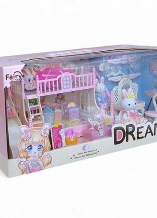 Набір меблів флоксові фігурки, меблі, аксесуари, в коробці