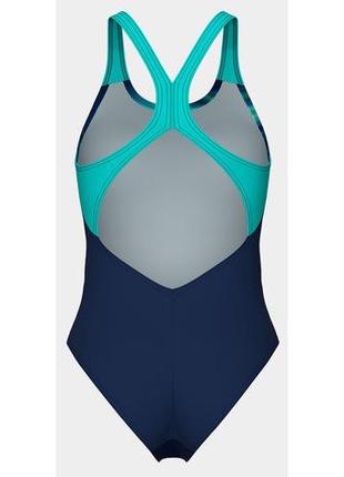 Купальник закритий для жінок arena dreamhline swimsuit v back синій, бірюзовий жін 364 фото