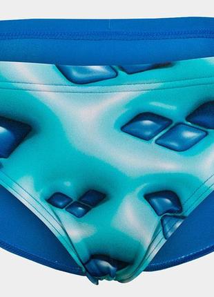 Плавки-сліпи для хлопців arena foam swim briefs білий, зелений, бірюзовий діт 152 см