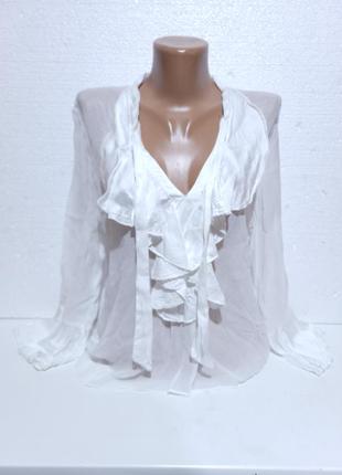 Блуза з рюшами