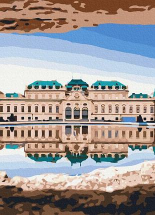 Преміум картина за номерами brushme 40x50см "прекрасний вид на бельведер" pbs52811