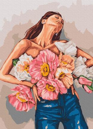 Преміум картина за номерами brushme 40x50см "витончена весна © mykhailyshyna daria" pbs53569