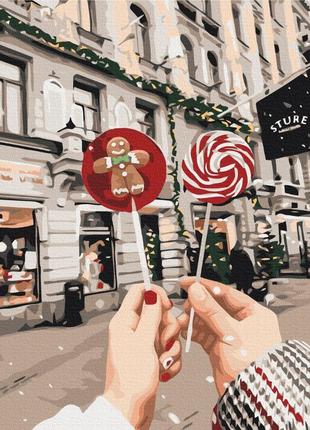 Преміум картина за номерами brushme 40x50см "солодке свято ©оксана воробій" pbs53375