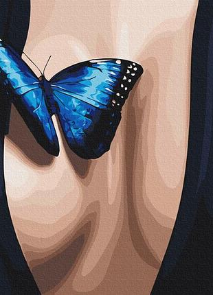 Преміум картина за номерами brushme 40x50см "синій трепіт" pbs53938