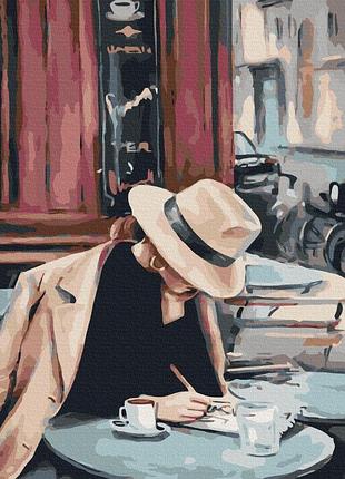 Преміум картина за номерами brushme 40x50см "справа в шляпі" pbs40542