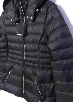 Женская демисезонная куртка massimo dutti l xl 48 50 деми легкий пуховик