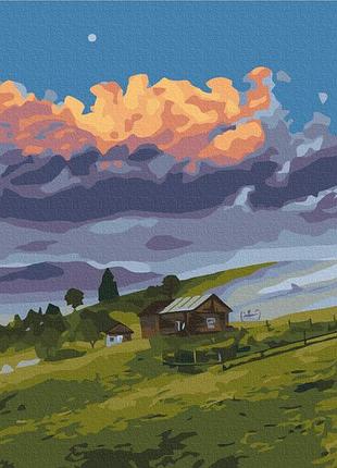 Преміум картина за номерами brushme 40x50см "небесний вогонь © sergiy stepanenko" pbs53791