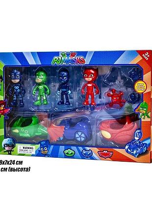 Игровой набор pj masks герои в масках с транспортом 6717