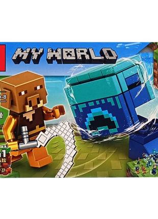 Дитячий конструктор «minecraft» 1180-8, 43 деталі