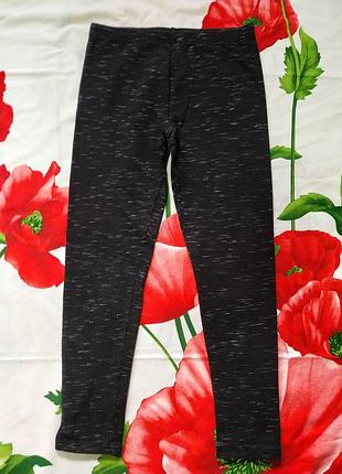 Фірмові,чорні лосіни,брючки для дівчинки 8-9 р-here&there