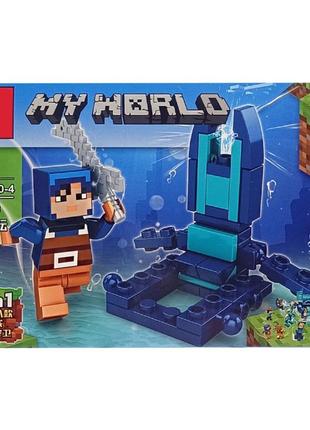 Дитячий конструктор «minecraft» 1180-4, 47 деталей