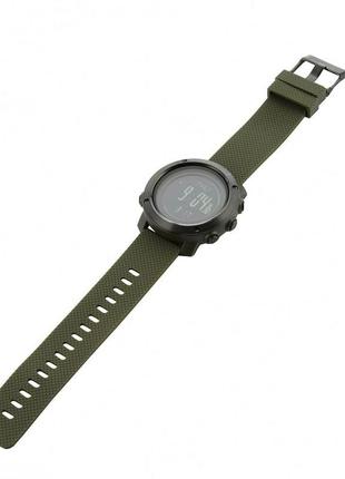 M-tac часы тактические мультифункциональные olive, военные влагозащитные часы олива, мужские наручные часы3 фото