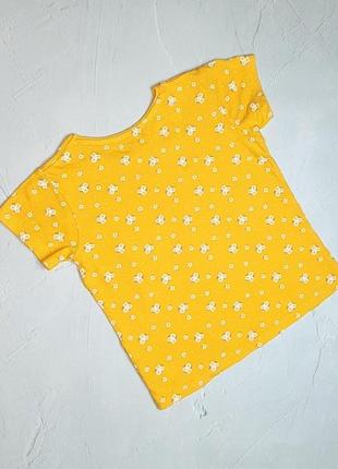 🎁1+1=3 яскрава жовта футболка бавовна primark на дівчинку 5-6 років2 фото