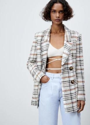 Пиджак в стиле шанель zara s7 фото