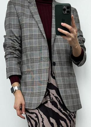 River island базовый жакет в клетку